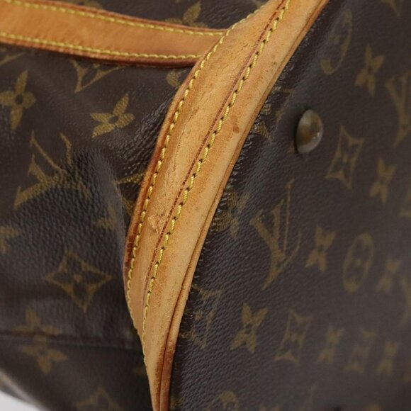 Authentic LOUIS VUITTON Monogram Bucket GM Shoulder Bag M42236 LV - Picture 6 of 16